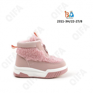 RC51_W2311-3H Роз 22-1,23-1,24-2,25-2,26-1,27-1 Boys and Girls Ботинки Повсед Веллингтон Иск.мат, Нат.шерсть, ТПР (TPR-Термопластичная резина) Зима же