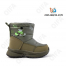 RC51_W2315-6M Зел 22-1,23-1,24-2,25-2,26-1,27-1 Boys and Girls П/сапоги Повсед Дутики Иск.мат, Нат.шерсть, ТПР (TPR-Термопластичная резина) Зима Муж