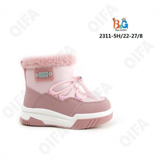 RC51_W2311-5H Роз 22-1,23-1,24-2,25-2,26-1,27-1 Boys and Girls Ботинки Повсед Веллингтон Иск.мат, Нат.шерсть, ТПР (TPR-Термопластичная резина) Зима же