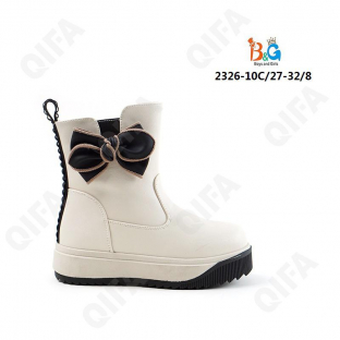 RC51_W2326-10C Бел 27-1,28-1,29-2,30-2,31-1,32-1 Boys and Girls П/сапоги Повсед Веллингтон Иск.мат, Иск.шерсть, ТПР (TPR-Термопластичная резина) Зима