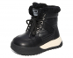 G22216 Чёр 33-1,34-1,35-1,36-1,37-1,38-1 Капитошка П/сапоги Повсед Дутики Иск.мат, Нат.шерсть, Резина Зима жен