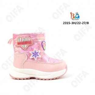 RC51_2315-3H Роз 22-1,23-1,24-2,25-2,26-1,27-1 Boys and Girls П/сапоги Повсед Дутики Иск.мат, Нат.шерсть, ТПР (TPR-Термопластичная резина) Зима жен