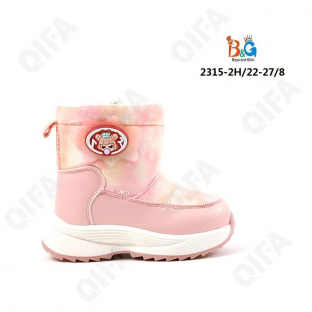 RC51_2315-2H Роз 22-1,23-1,24-2,25-2,26-1,27-1 Boys and Girls П/сапоги Повсед Дутики Иск.мат, Нат.шерсть, ТПР (TPR-Термопластичная резина) Зима жен