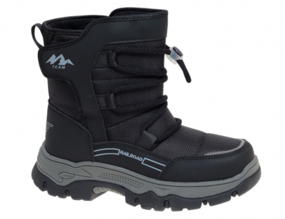 R352199219BK Чёр 33-1,34-1,35-1,36-1,37-1,37,5-1 Сказка П/сапоги Повсед Дутики Иск.мат, Нат.шерсть Зима Муж