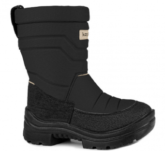 1860д-1 черный-бежевый 37-1,38-1,39-1,40-1,41-1 Kapika П/сапоги Повсед Дутики Иск.мат, Нат.шерсть, ПУ (полиуретан) Зима Муж