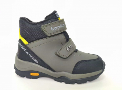 41293л-2 хаки 24-1,25-1,26-1,27-1,28-1 Kapika Ботинки Повсед Оксфорд Иск.мат, Мемб/нат.шерсть, ЭВА/ТЭП Зима Муж