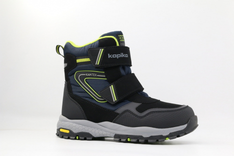 43530-2 Син 33-1,34-1,35-1,36-1,37-1 Kapika Ботинки Повсед Оксфорд Иск.мат, Мемб/нат.шерсть, ЭВА/ТЭП Зима Муж