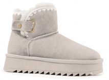 64328ш-1 Сер 36-1,37-1,38-1,39-1,40-1 Kapika П/сапоги Повсед Угги Нат.кожа, Нат.шерсть, Резина Зима жен