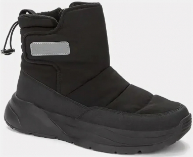 148195/03-01RH(46) Чёр МОНО 46-10 Grunberg П/сапоги Повсед Дутики Иск.мат, Нат.шерсть, EPR облегченная резина Зима Муж