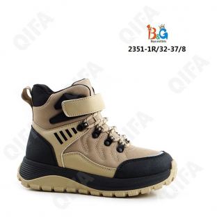 RC51_2351-1R Светло-коричневый 32-1,33-1,34-2,35-2,36-1,37-1 Boys and Girls Ботинки Повсед Оксфорд Иск.мат, Иск.мех, ТПР (TPR-Термопластичная резина)
