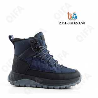 RC51_2351-3B Син 32-1,33-1,34-2,35-2,36-1,37-1 Boys and Girls Ботинки Повсед Оксфорд Иск.мат, Иск.мех, ТПР (TPR-Термопластичная резина) Зима Муж