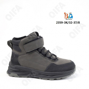 RC51_2359-3K Сер 32-1,33-1,34-2,35-2,36-1,37-1 Boys and Girls Ботинки Повсед Оксфорд Иск.мат, Нат.шерсть, ТПР (TPR-Термопластичная резина) Зима Муж