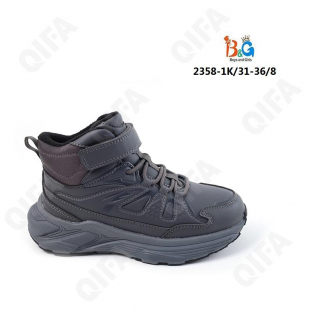 RC51_2358_M-1K Сер 31-1,32-1,33-2,34-2,35-1,36-1 Boys and Girls Ботинки Повсед Оксфорд Иск.мат, Нат.шерсть, ТПР (TPR-Термопластичная резина) Зима жен