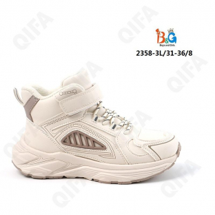 RC51_2358-3L Жёл 31-1,32-1,33-2,34-2,35-1,36-1 Boys and Girls Ботинки Повсед Оксфорд Иск.мат, Нат.шерсть, ТПР (TPR-Термопластичная резина) Зима жен