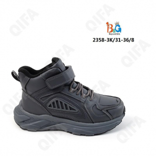 RC51_2358-3K Сер 31-1,32-1,33-2,34-2,35-1,36-1 Boys and Girls Ботинки Повсед Оксфорд Иск.мат, Нат.шерсть, ТПР (TPR-Термопластичная резина) Зима жен