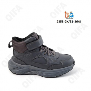 RC51_2358-2K Сер 31-1,32-1,33-2,34-2,35-1,36-1 Boys and Girls Ботинки Повсед Оксфорд Иск.мат, Нат.шерсть, ТПР (TPR-Термопластичная резина) Зима жен