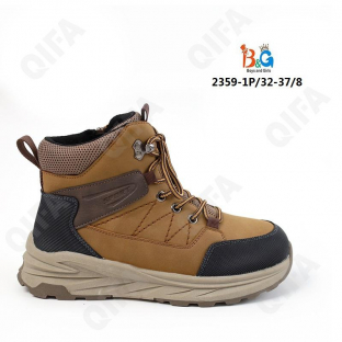 RC51_2359-1P Жёл 32-1,33-1,34-2,35-2,36-1,37-1 Boys and Girls Ботинки Повсед Оксфорд Иск.мат, Нат.шерсть, ТПР (TPR-Термопластичная резина) Зима Муж