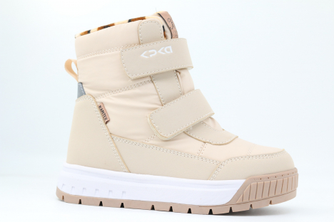 42542-3 св.бежевый 28-1,29-1,30-1,31-1,32-1 Kapika Ботинки Повсед Дутики Иск.мат, Мемб/нат.шерсть, ЭВА/ТЭП Зима жен