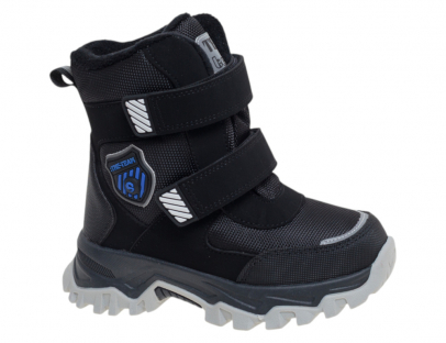 R558698646BK Чёр 27-1,28-1,29-2,30-1,31-2,32-1 Сказка Ботинки Повсед Оксфорд Иск.мат, Нат.шерсть Зима Муж