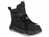 AQB_1810-02_black 32-1,33-1,34-1,35-1,36-1,37-1 Kedberry Ботинки Повсед Дутики Иск.мат, Нат.шерсть, ТЭП Зима жен