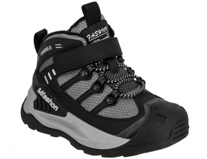 DQD_25-015_black 28-1,29-1,30-1,31-1,32-1,33-1,34-1,35-1 Kedberry Ботинки Актив.отдых Оксфорд Иск.мат, Байка/Флис, ТЭП В/О Муж