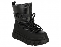 DQL_25-107_black 32-1,33-1,34-1,35-1,36-1,37-1 Kedberry П/сапоги Повсед Дутики Иск.мат, Нат.шерсть, Резина Зима жен