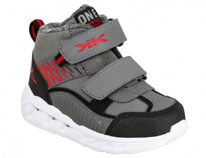 EQX_231053_grey 23-2,24-2,25-2,26-2,27-2 Kedberry Ботинки Актив.отдых Оксфорд Иск.мат, Байка/Флис, ЭВА В/О Муж