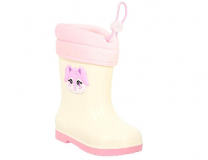 ERO_2412-01_white 23-2,24-2,25-2,26-2,27-2 Kedberry Сапоги Повсед Веллингтон ПВХ, Чулок Х/Б, ПВХ В/О жен