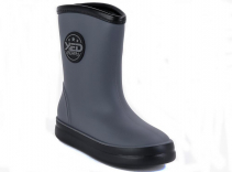 ERQ_2414-07_grey 32-2,33-2,34-2,35-2,36-2 Kedberry Сапоги Повсед Веллингтон ПВХ, Текстиль, ПВХ В/О Муж