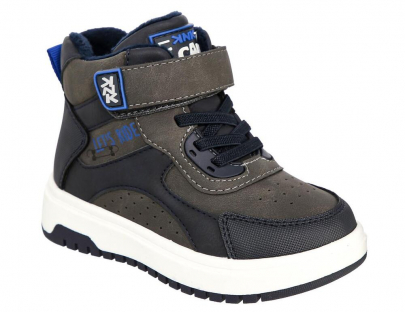 FAG_25-263_grey-navy 23-2,24-2,25-2,26-2,27-2 Kedberry Ботинки Повсед Оксфорд Иск.мат, Байка/Флис, ТЭП В/О Муж