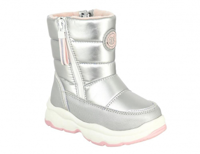 FAK_25-261_silver 23-2,24-2,25-2,26-2,27-2 Kedberry П/сапоги Повсед Дутики Иск.мат, Нат.шерсть, ТЭП Зима жен