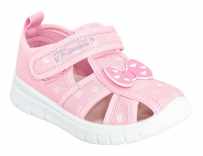 FEC_2410-03_pink 23-1,24-1,25-1,26-1,27-1,28-1,29-1,30-1 Kedberry П/ботинки Повсед Сандалеты Текстиль, Текстиль, ПВХ Лето жен