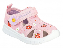 FEC_2410-04_pink 23-1,24-1,25-1,26-1,27-1,28-1,29-1,30-1 Kedberry П/ботинки Повсед Сандалеты Текстиль, Текстиль, ПВХ Лето жен