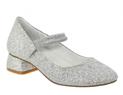 IFD_1112-12_silver 25-1,26-1,27-1,28-1,29-1,30-1,31-1,32-1 Kedberry Туфли Празд Mary Jane Иск.мат, Кожподклад, ТЭП Лето жен