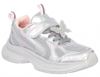 LCQ_25-11_grey 30-1,31-1,32-1,33-1,34-1,35-1 Kedberry П/ботинки Актив.отдых Кроссовки Иск.мат, Текстиль, ЭВА В/О жен