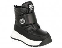 LCX_125-11_black 28-1,29-1,30-1,31-1,32-1,33-1 Kedberry Ботинки Повсед Дутики Иск.мат, Нат.шерсть, ТЭП Зима жен