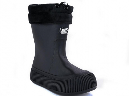 LJA_2401-01_black 30/31-2,32/33-2,34/35-2,36/37-2 Kedberry Сапоги Повсед Веллингтон ПВХ, Чулок Х/Б, ПВХ В/О Муж