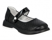 MRX_2743-5_black 29-1,30-1,31-1,32-1,33-1,34-1 Kedberry Туфли Школа Mary Jane Иск.мат, Кожподклад, ПУ Лето жен