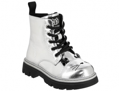 RYO_23879_silver 23-1,24-1,25-1,26-1,27-1,28-1,29-1,30-1 Kedberry Ботинки Повсед Дерби Иск.мат, Байка/Флис, ТЭП В/О жен