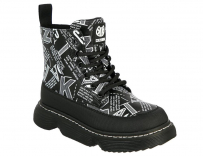 RYP_25800-3_black 27-1,28-1,29-1,30-1,31-1,32-1 Kedberry Ботинки Повсед Дерби Иск.мат, Байка/Флис, ТЭП В/О жен