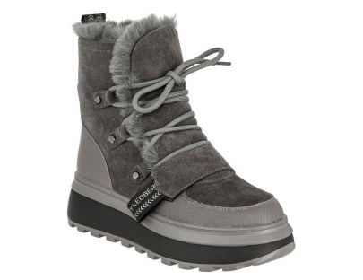 TWI_511-66_brown 33-1,34-1,35-1,36-1,37-1,38-1 Kedberry П/сапоги Повсед Веллингтон Иск.мат, Нат.шерсть, ТЭП Зима жен