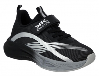 VYK_240715_black-grey 31-1,32-1,33-1,34-1,35-1,36-1,37-1,38-1 Kedberry П/ботинки Актив.отдых Кроссовки Текстиль, Текстиль, ЭВА/ТЭП В/О жен