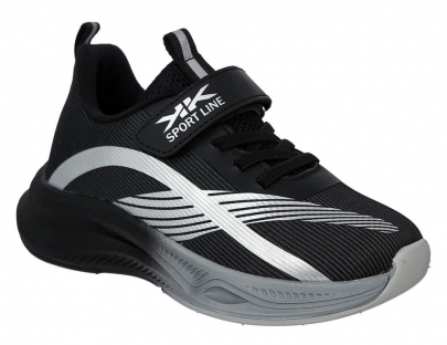 VYK_240715_black-grey 31-1,32-1,33-1,34-1,35-1,36-1,37-1,38-1 Kedberry П/ботинки Актив.отдых Кроссовки Текстиль, Текстиль, ЭВА/ТЭП В/О жен