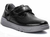 AJE_2030-65_black 32-1,33-1,34-1,35-1,36-1,37-1 Kenka П/ботинки Школа Дерби Нат.кожа, Кожподклад, ПУ Лето Муж