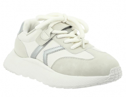 DNJ_25-13-3_white 30-1,31-1,32-1,33-1,34-1,35-1 Kenka П/ботинки Актив.отдых Кроссовки Иск.мат, Текстиль, ЭВА В/О жен