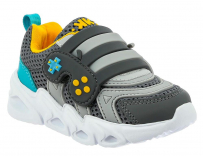 EQK_22537-1_grey 23-2,24-2,25-2,26-2,27-2 Kenka П/ботинки Актив.отдых Кроссовки Иск.мат, Текстиль, ЭВА В/О Муж