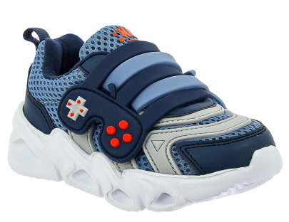 EQK_22537-1_navy 23-2,24-2,25-2,26-2,27-2 Kenka П/ботинки Актив.отдых Кроссовки Иск.мат, Текстиль, ЭВА В/О Муж