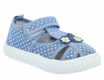 FIP_2403_blue 23-1,24-1,25-1,26-1,27-1,28-1 Kenka П/ботинки Повсед Сандалеты Текстиль, Текстиль, ПВХ Лето жен