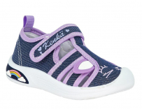 FIW_125159_navy 22-1,23-1,24-1,25-1,26-1,27-1 Kenka П/ботинки Повсед Сандалеты Текстиль, Текстиль, ПВХ Лето Муж