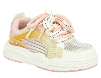 GKG_21-007_white-pink 32-1,33-1,34-1,35-1,36-1,37-1 Kenka П/ботинки Актив.отдых Кроссовки Иск.мат, Текстиль, ЭВА В/О жен